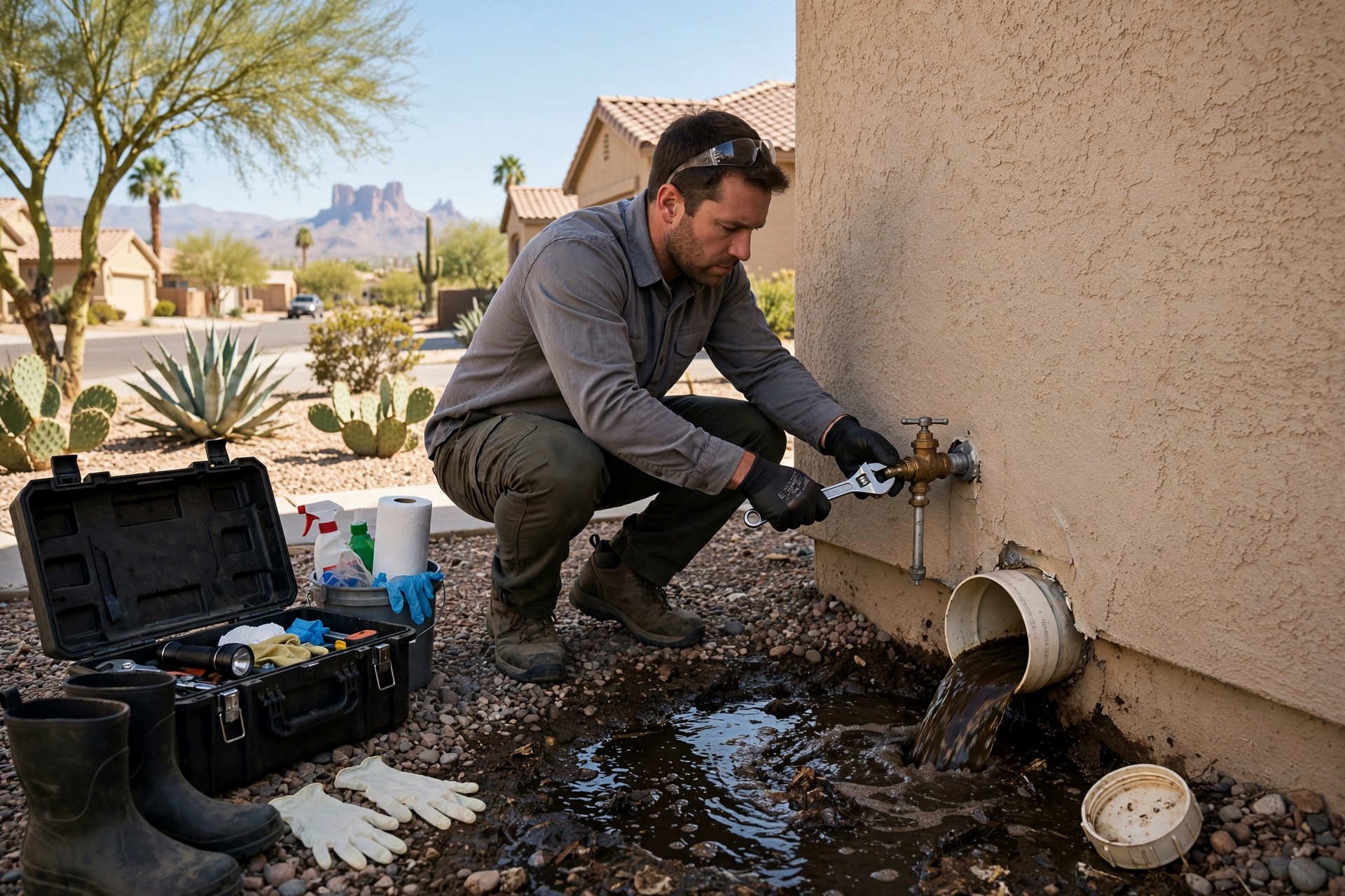 Sewer Cleaning in Central Tempe, AZ 85281