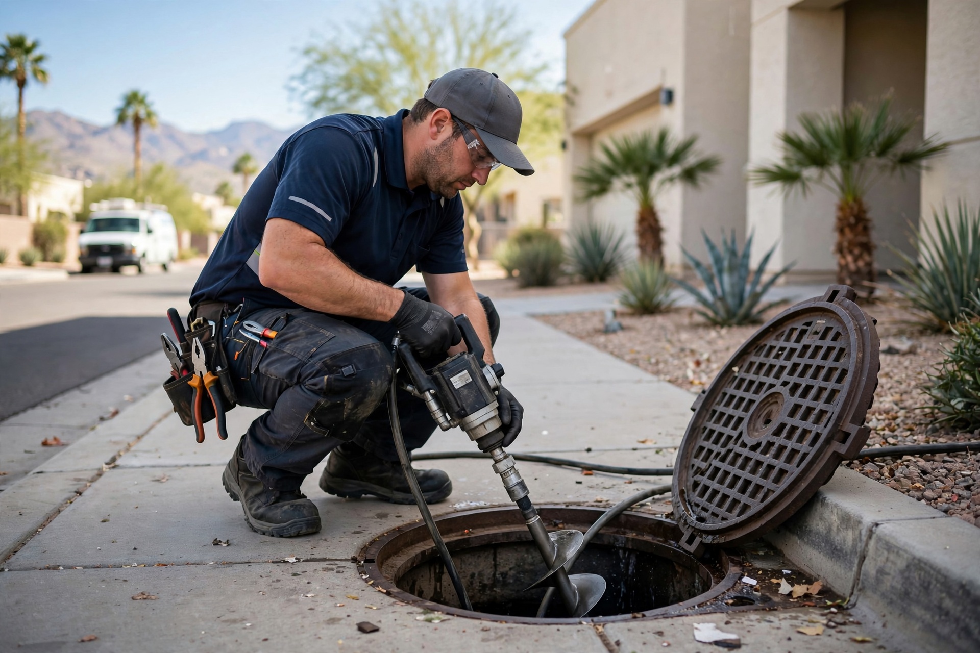 Sewer & Drain Cleaning work by Tempe Sewer Cleaning in Tempe, Arizona