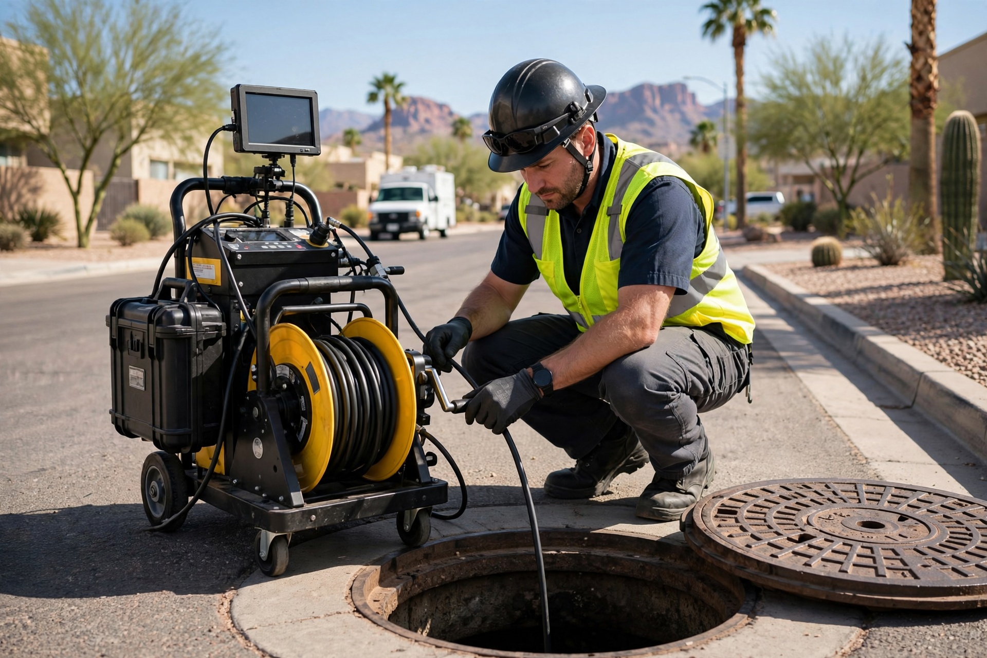 Sewer Camera Inspection in Tempe