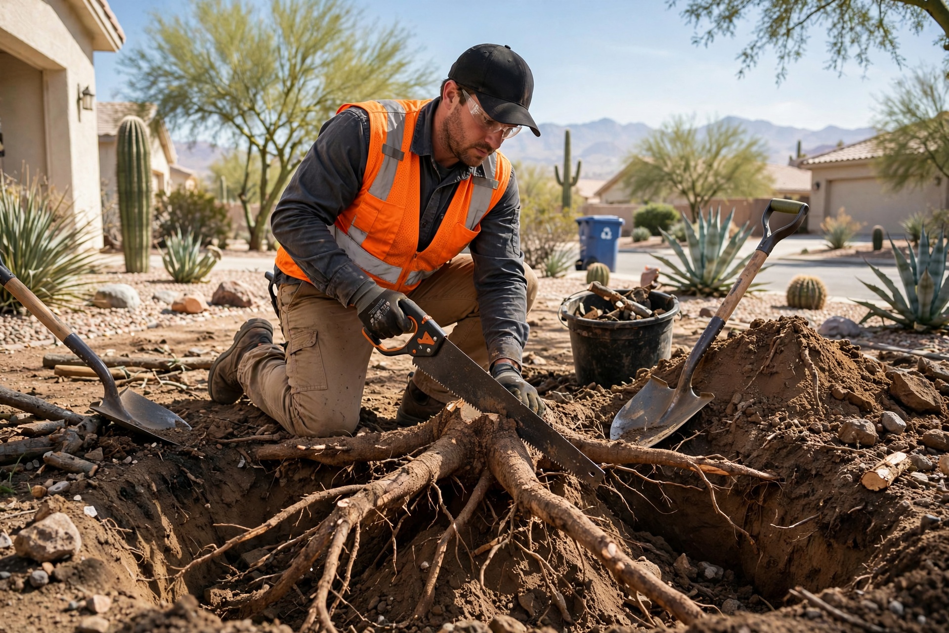 Tree Root Removal in Tempe